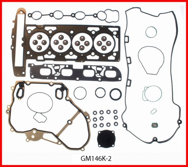 Enginetech GM146K-2 Engine Full Gasket Set for GM and Chevrolet Cars and Trucks