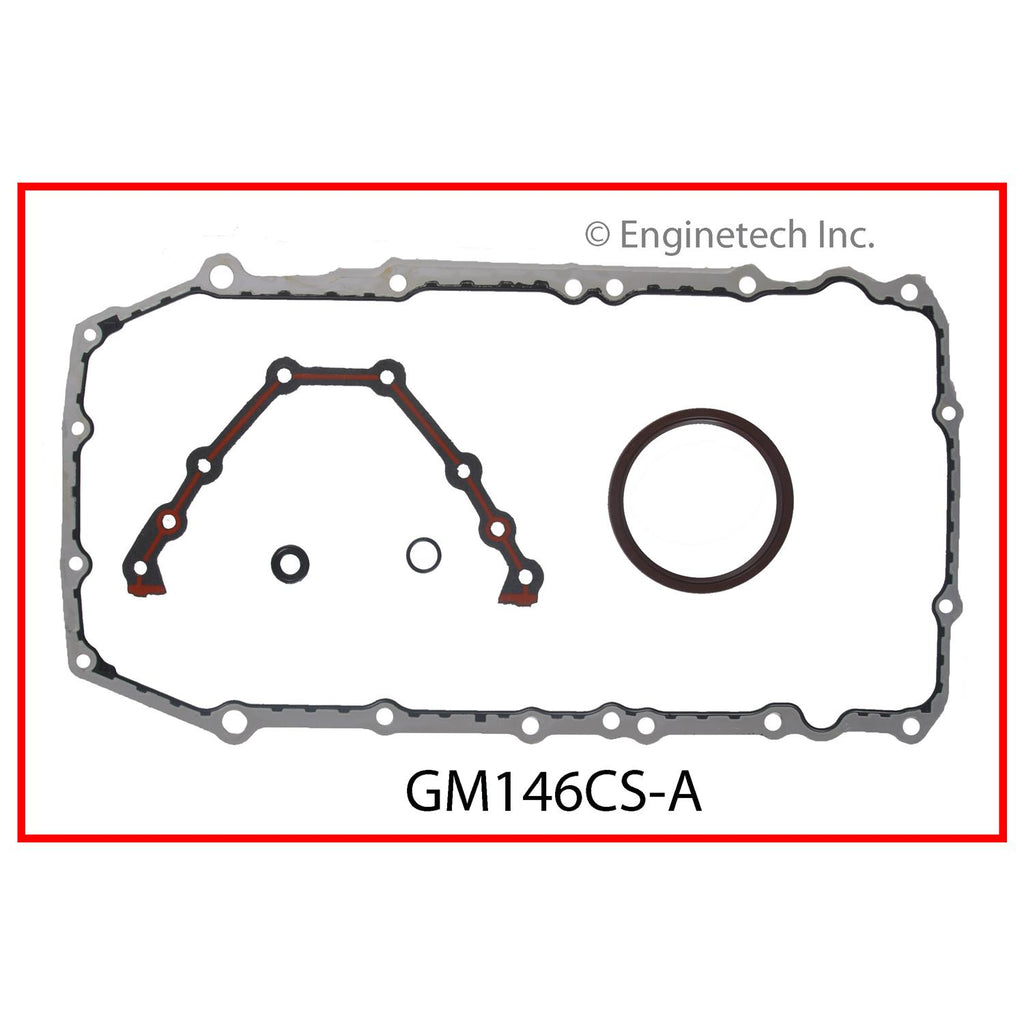 Enginetech GM146K-4 Engine Full Gasket Set for Chevrolet and GMC Cars and Trucks