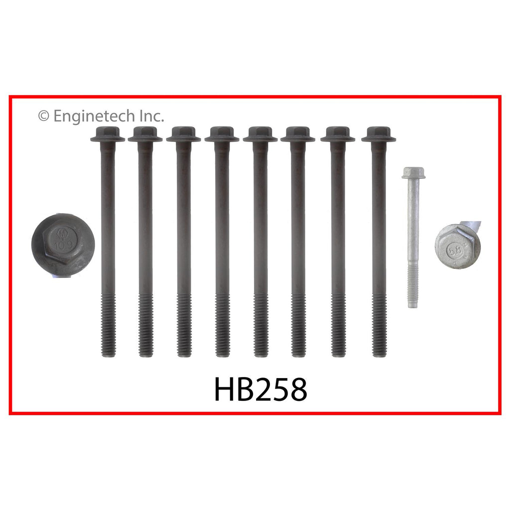 Enginetech Engine Cylinder Head Gasket Set for GMC and Chevrolet Vehicles - Part GM171HS-AWB