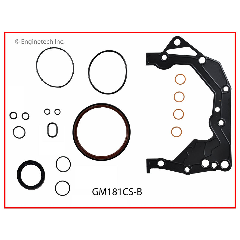Enginetech GM181CS-B Engine Lower End Gasket Set for GMC and Chevrolet Cars and Trucks