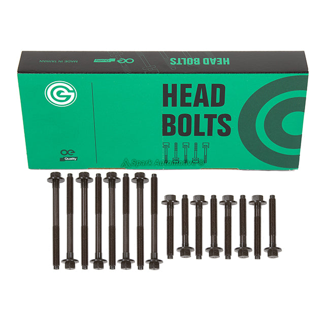 Head Gasket Bolts Set Fit 01/15/1998-04 Ford Mustang F150 3.8 4.2 OHV VIN 2 4 6