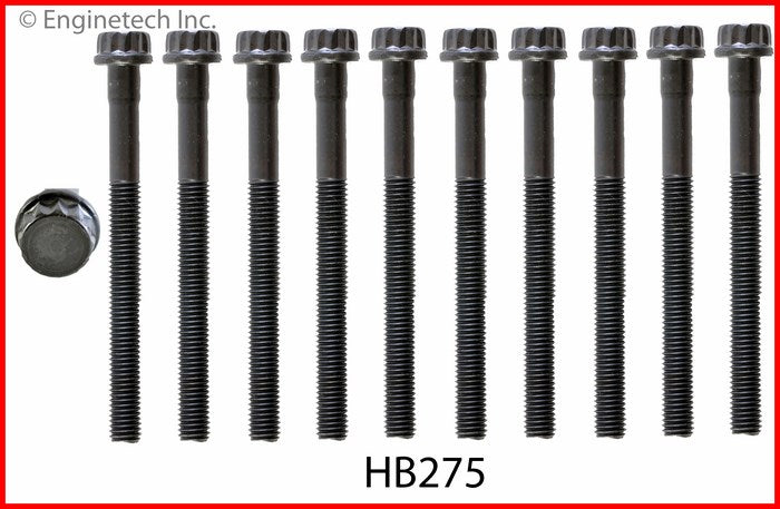 Enginetech HB275 Engine Head Bolt Set for Lexus GS430, LS430, and SC430 (One Cylinder)