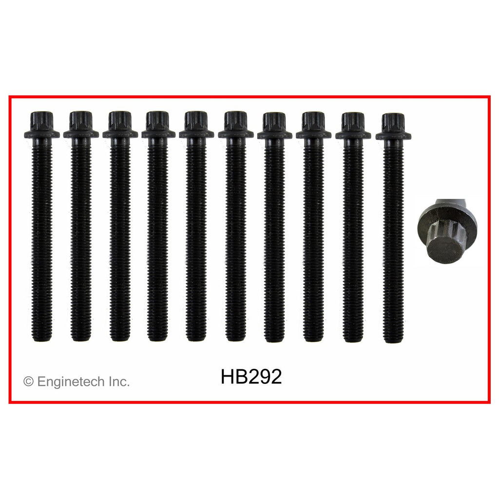 Enginetech HB292 Engine Head Bolt Set for BMW Z3 and 318i (Single Cylinder)