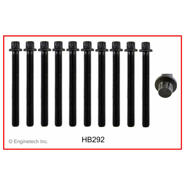 Enginetech HB292 Engine Head Bolt Set for BMW Z3 and 318i (Single Cylinder)
