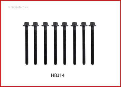 Enginetech HB314 Engine Head Bolt Set for One Cylinder