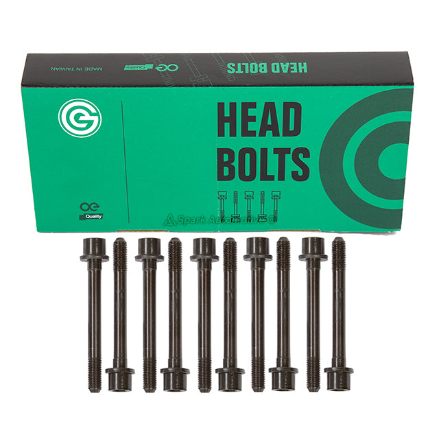 Head Gasket Bolts Set Fit 06-11 Hyundai Accent Kia Rio 1.6 DOHC G4EC ...