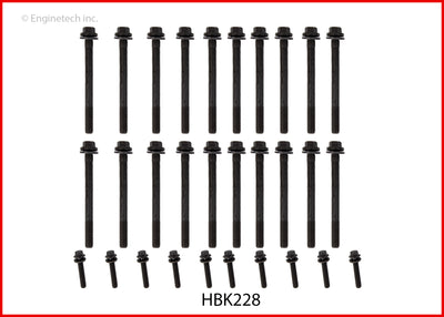 Enginetech HBK228 Engine Head Bolt Set for Complete Engine Rebuilds