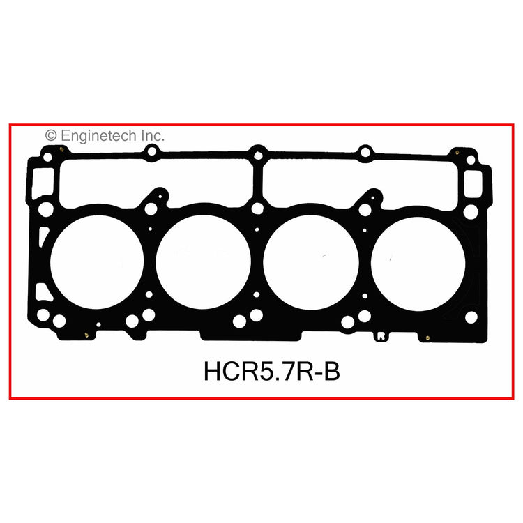 Enginetech HCR5.7R-B Engine Cylinder Head Gasket for Dodge and Chrysler Vehicles