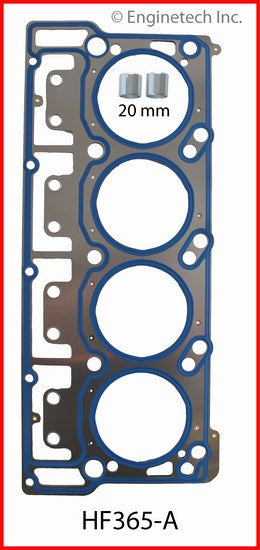 Enginetech HF365-A Engine Cylinder Head Gasket for Ford Car and Truck
