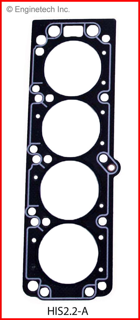 Enginetech HIS2.2-A Engine Cylinder Head Gasket for Isuzu Cars and Trucks