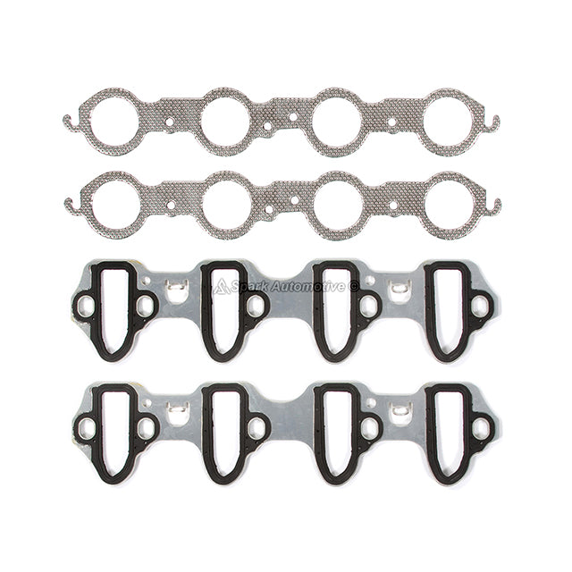 Head Gasket Set Intake Exhaust Valves Fit 09 GMC Chevrolet Sillverado 1500 6.0L