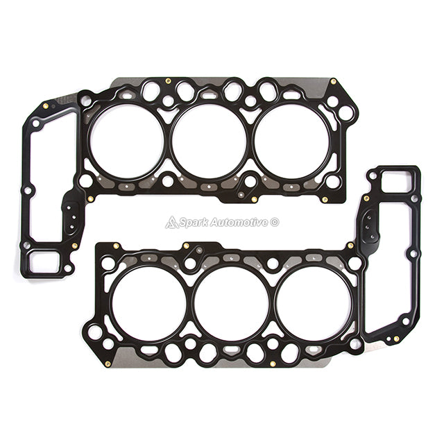 MLS Head Gasket Set Intake Exhaust Valves Fit 05-10 Dodge Chrysler Jeep 3.7 SOHC
