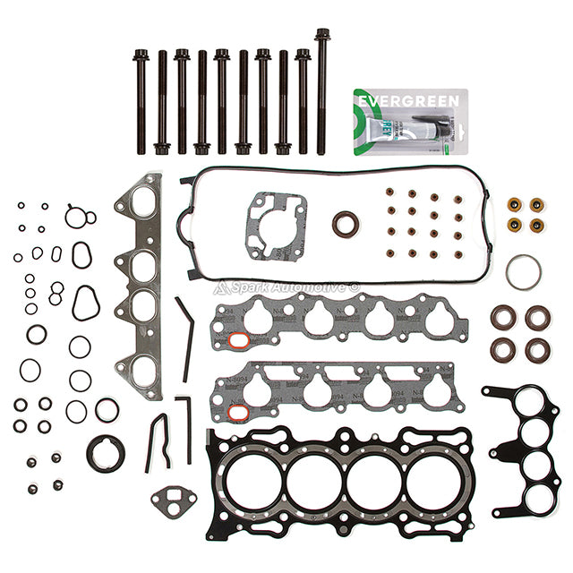 Head Gasket Set Valves Timing Belt Kit Fit 98-02 Acura Honda F23A1 F23A4 F23A5