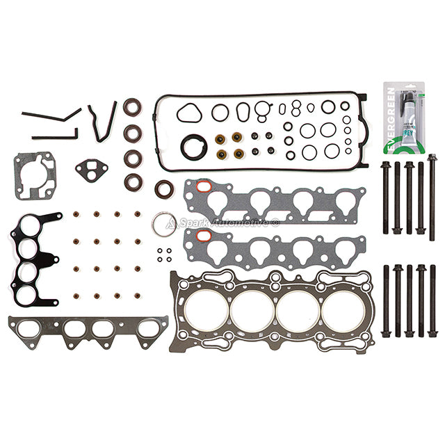 Head Gasket Set Valves Timing Belt Kit Fit 94-97 Honda Acura 2.2L SOHC F22B1