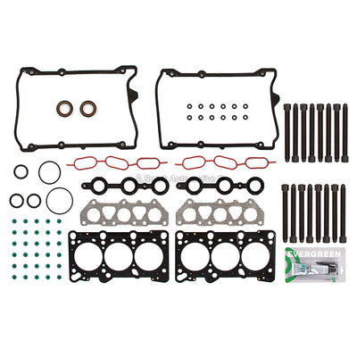 Head Gasket Set Valves Timing Belt Kit Fit 98-05 Audi Volkswagen Passat 2.8 DOHC