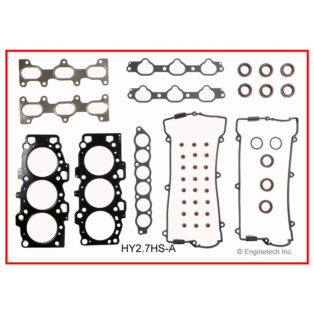 Enginetech Engine Full Gasket Set for Hyundai and Kia Models - Part HY ...