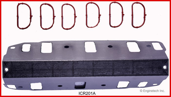Enginetech ICR201A Engine Intake Manifold Gasket for Dodge and Chrysler Vehicles
