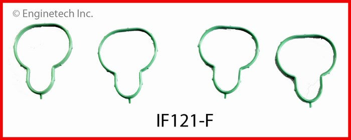 Enginetech Engine Intake Manifold Gasket for Ford and Mazda Vehicles (Part #IF121-F)