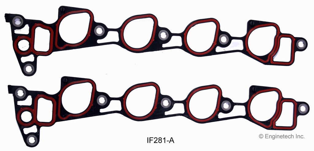 Enginetech IF281-A Engine Intake Manifold Gasket for Ford Cars and Trucks