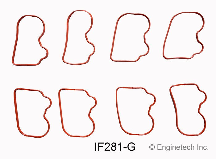 Enginetech Ford Intake Manifold Gasket Part IF281-G for 1998 Lincoln Continental