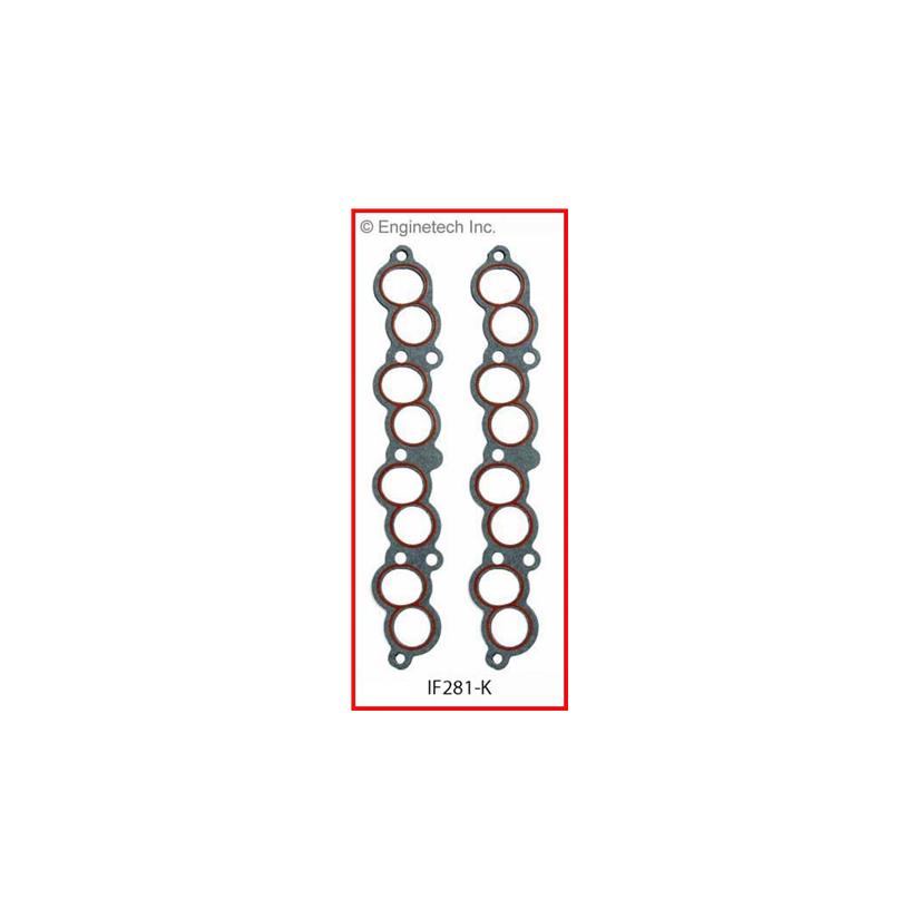 Enginetech Fuel Injection Plenum Gasket for Ford and Lincoln Vehicles (Part #IF281-K)