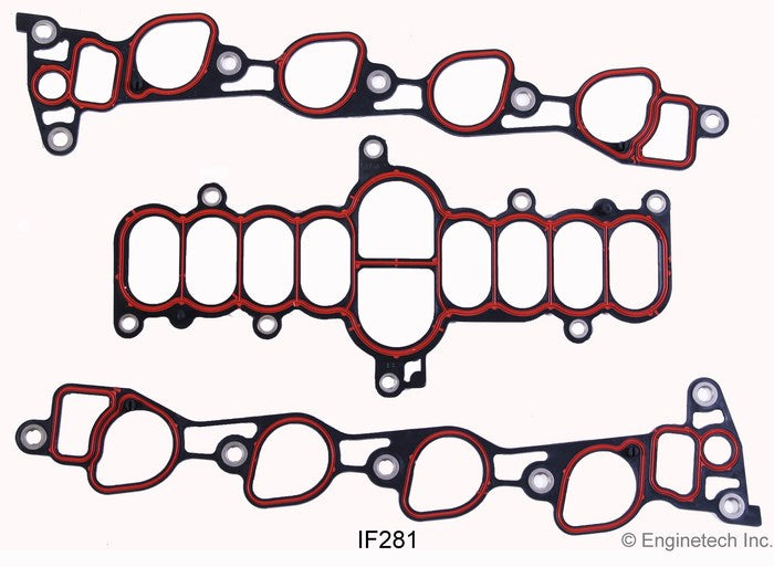 Enginetech Engine Intake Manifold Gasket for Ford E-Series Vans and Trucks (Part IF281)