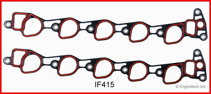 Enginetech Engine Intake Manifold Gasket for Ford E-350 Econoline and F-250/F-350 Super Duty Vehicles (Part #IF415)