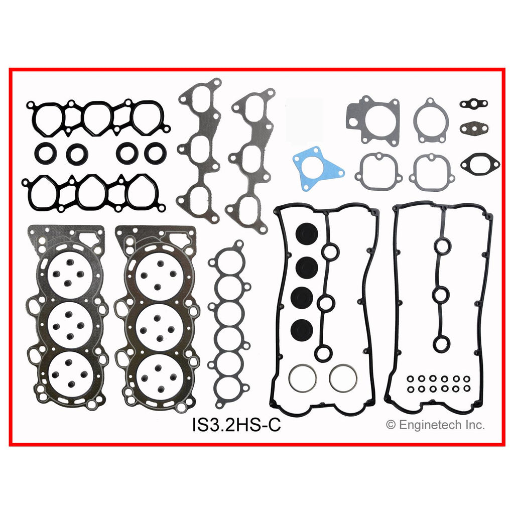 Enginetech IS3.2HS-CWB Engine Cylinder Head Gasket Set for Isuzu Trooper (1992-1995)