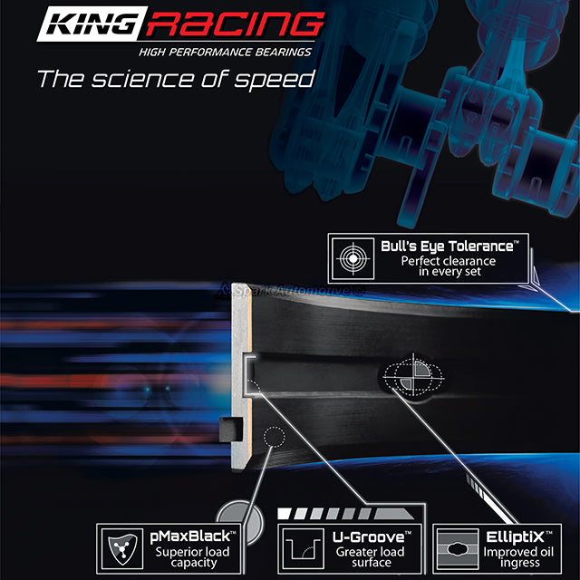 KING XP Race Performance Main Rod Bearing Set Honda Acura