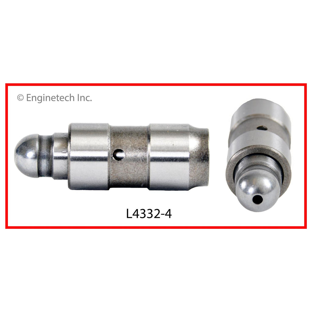 Enginetech Engine Valve Lifter Set – 4 Pack for Domestic and Import En ...