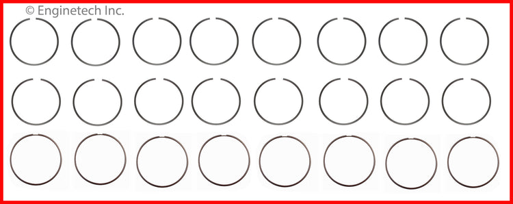 Enginetech M41128-030 Engine Premium Piston Ring Complete Set