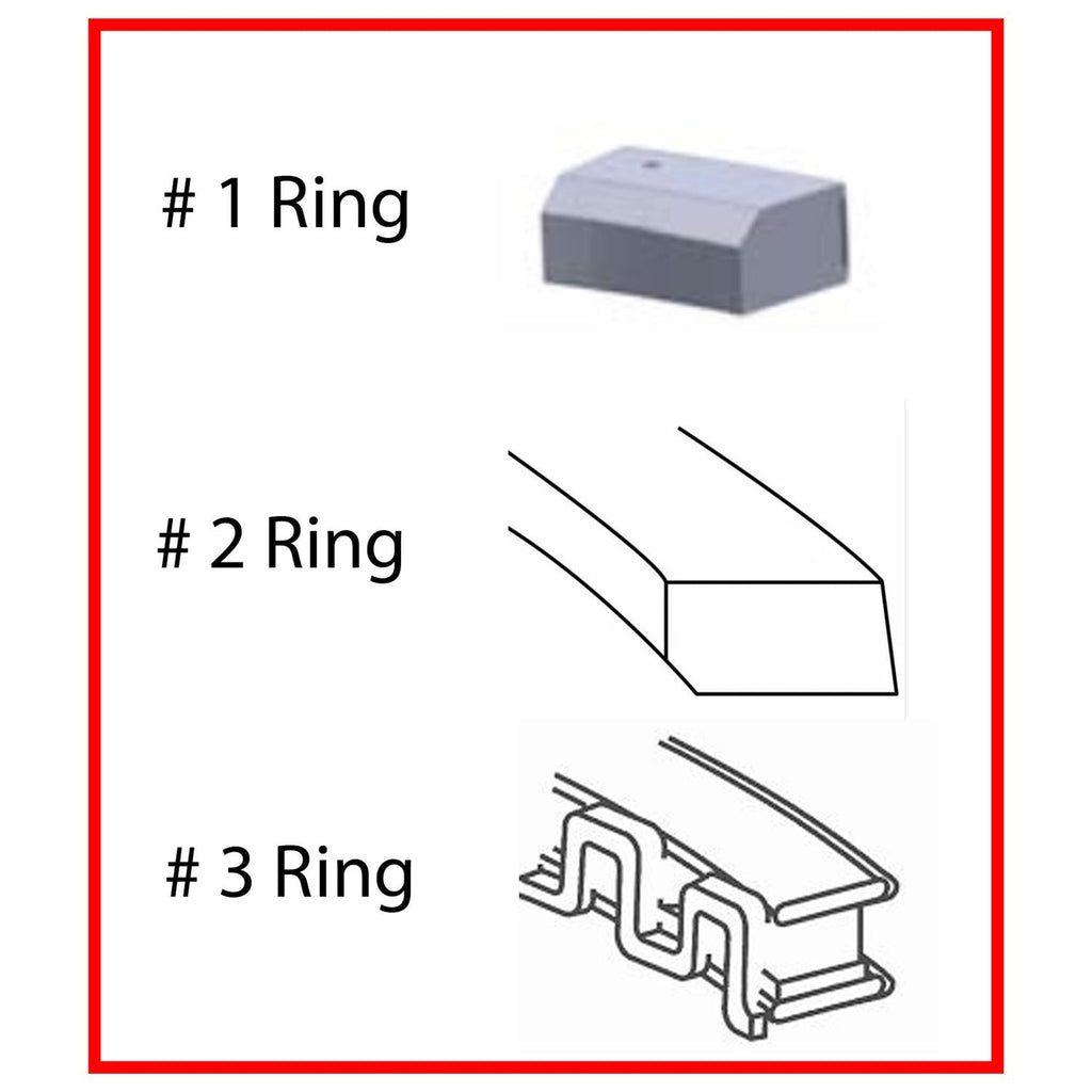 Enginetech M92138-STD Engine Premium Piston Ring Set for Cadillac Allante & DeVille