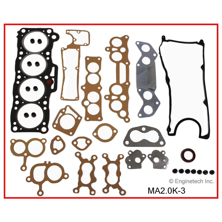 Enginetech MA2.0K-3 Engine Full Gasket Set for Mazda B2000 (1986-1987)