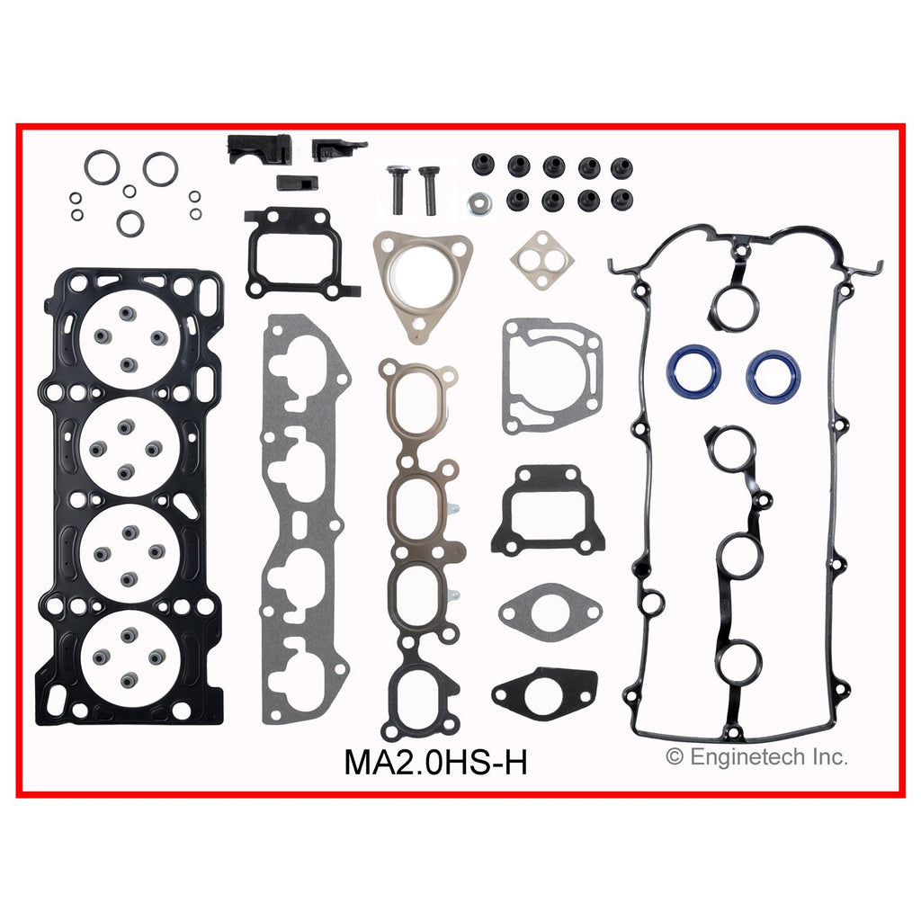 Enginetech MA2.0K-6 Engine Full Gasket Set for Mazda 626 (2000-2002)