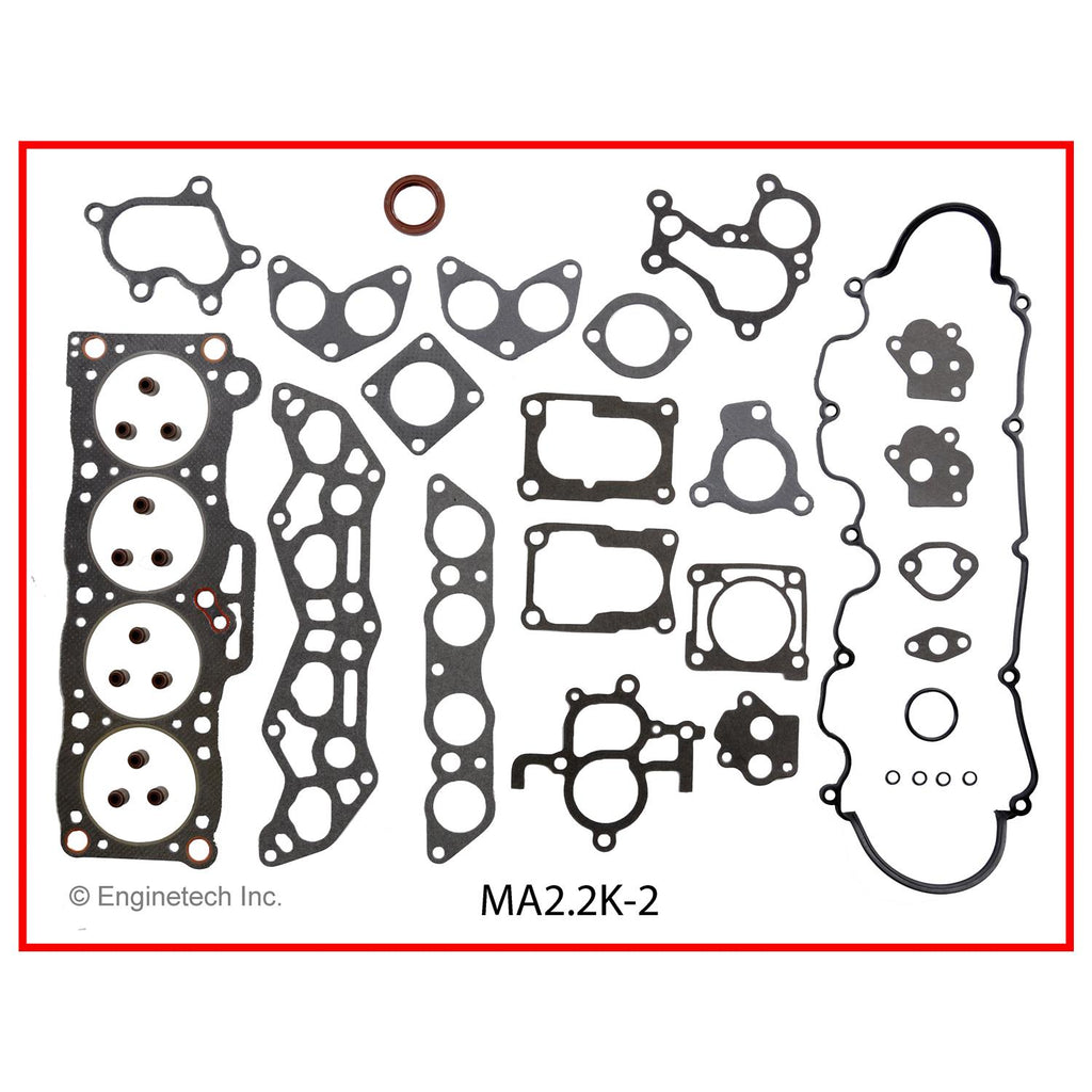 Enginetech MA2.2K-2 Engine Full Gasket Set for Mazda and Ford Vehicles