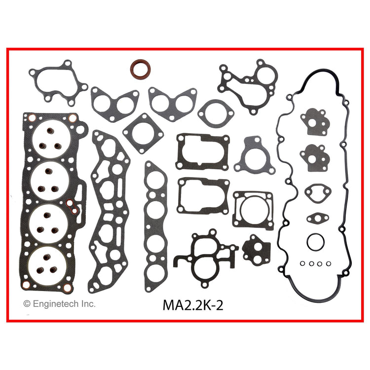 Enginetech MA2.2K-2 Engine Full Gasket Set for Mazda and Ford Vehicles