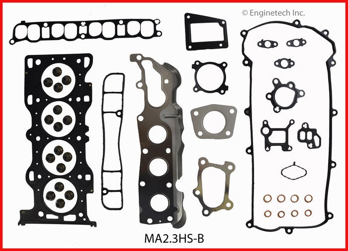 Enginetech MA2.3HS-B Engine Cylinder Head Gasket Set for Mazda Vehicles