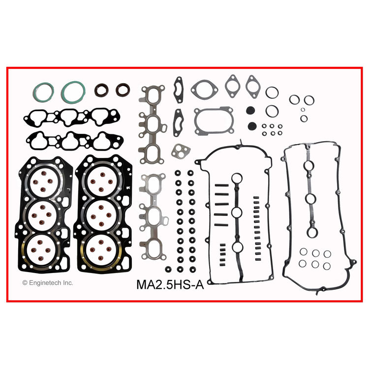 Enginetech MA2.5K-1 Engine Full Gasket Set for Mazda 626 and Ford Probe
