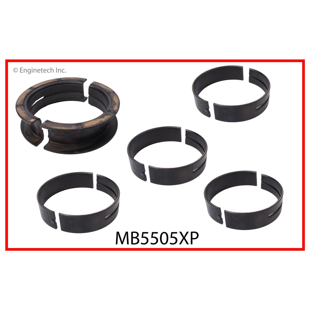 Enginetech MB5505XPSTD High Performance Engine Full Crankshaft Main Bearing Set