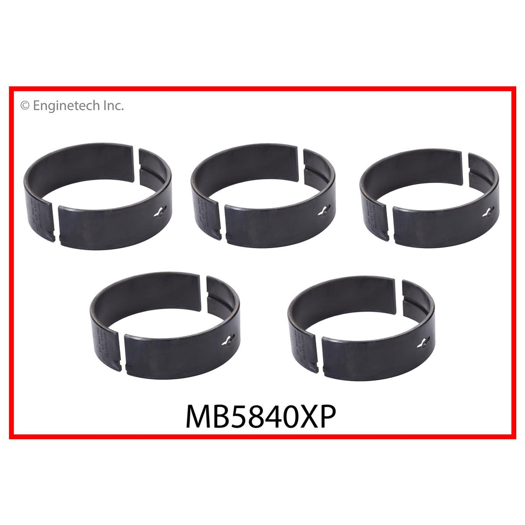 Enginetech MB5840XPSTD High Performance Engine Full Crankshaft Main Bearing Set for Dodge Durango and Ram Trucks
