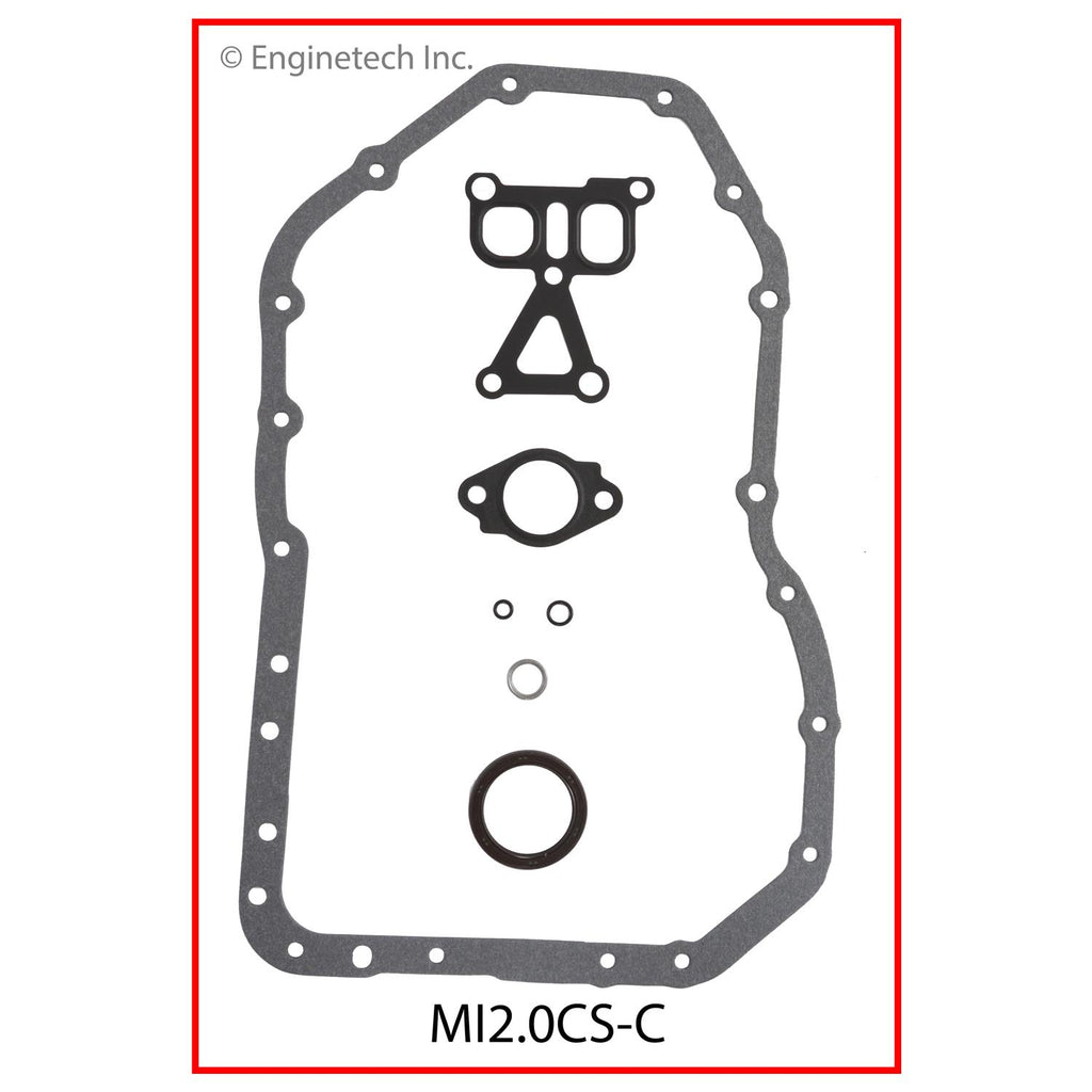 Enginetech Mitsubishi Lancer Engine Lower End Gasket Set (Part Number MI2.0CS-C)