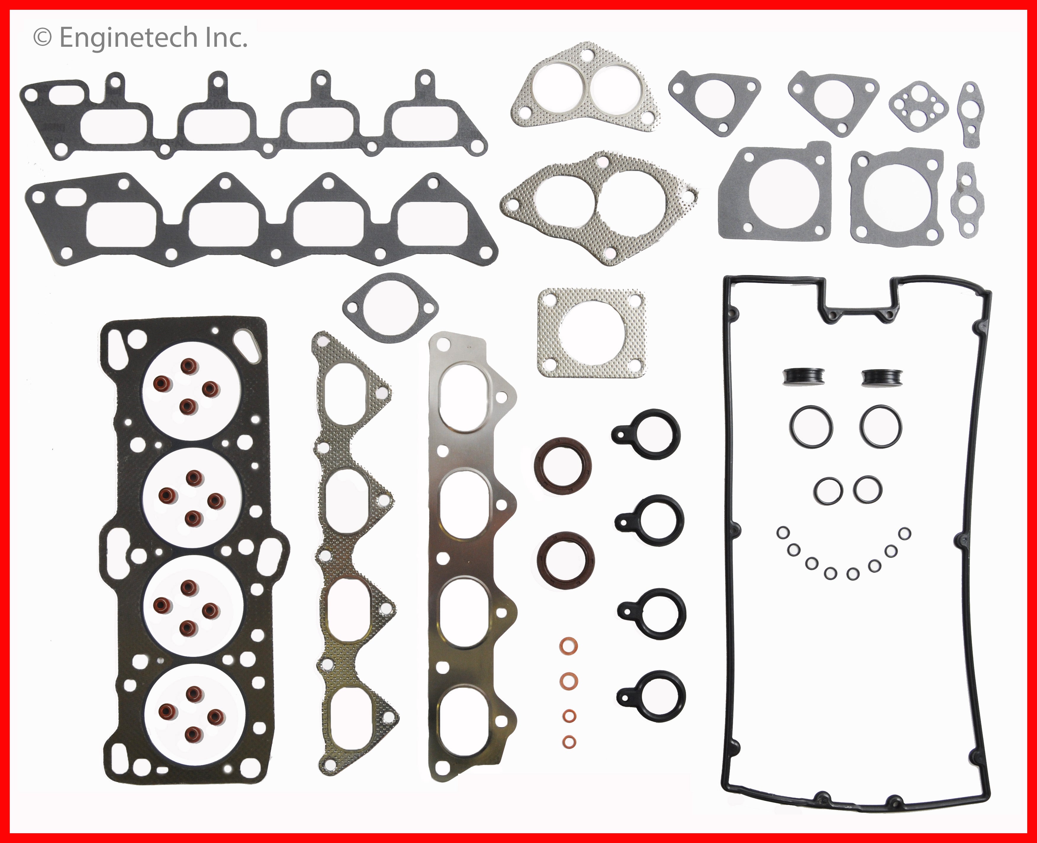 Enginetech Engine Full Gasket Set for Mitsubishi and Eagle Models, Par ...