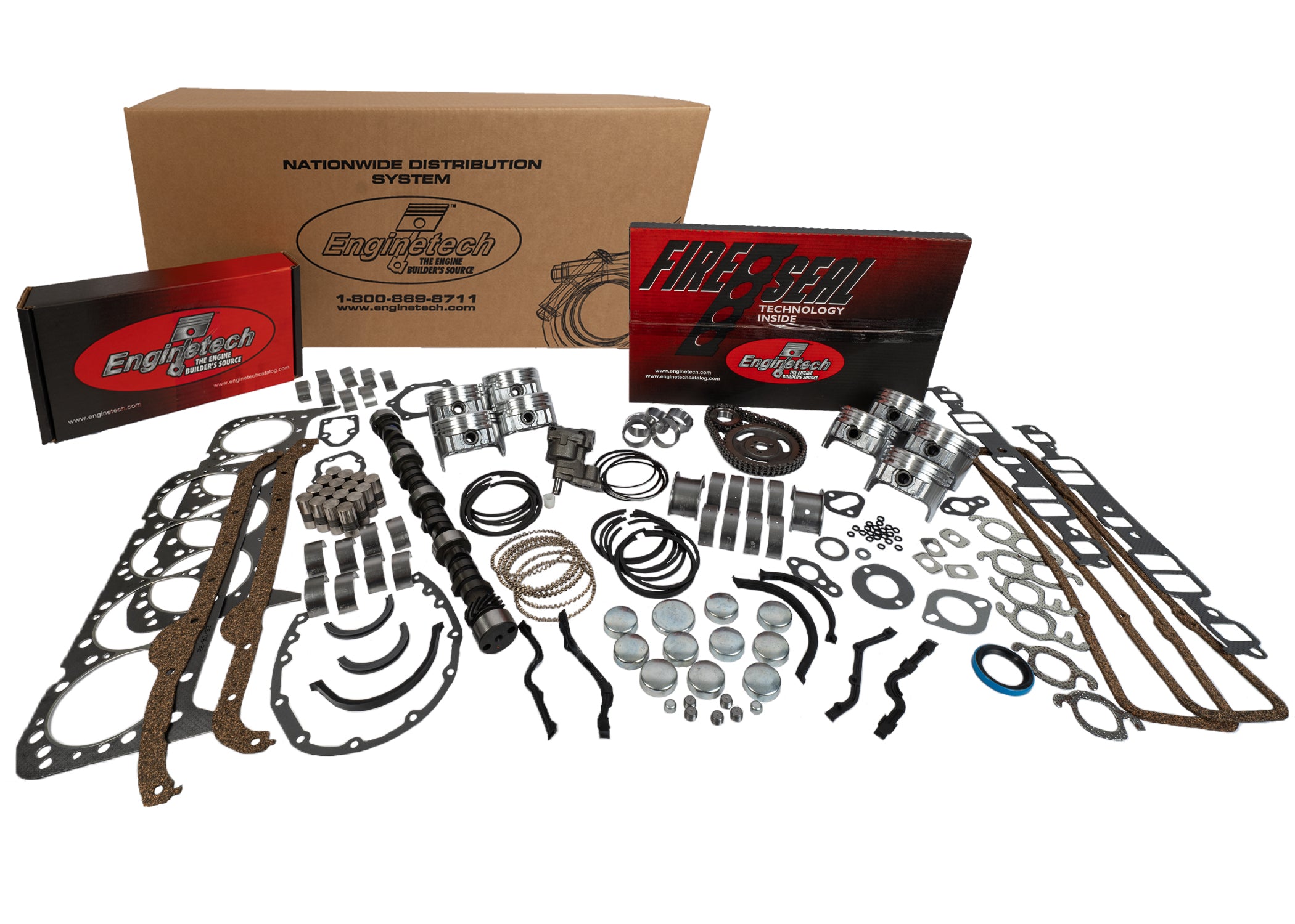 Enginetech MKC400 Engine Master Rebuild Kit for GMC and Chevrolet Cars ...