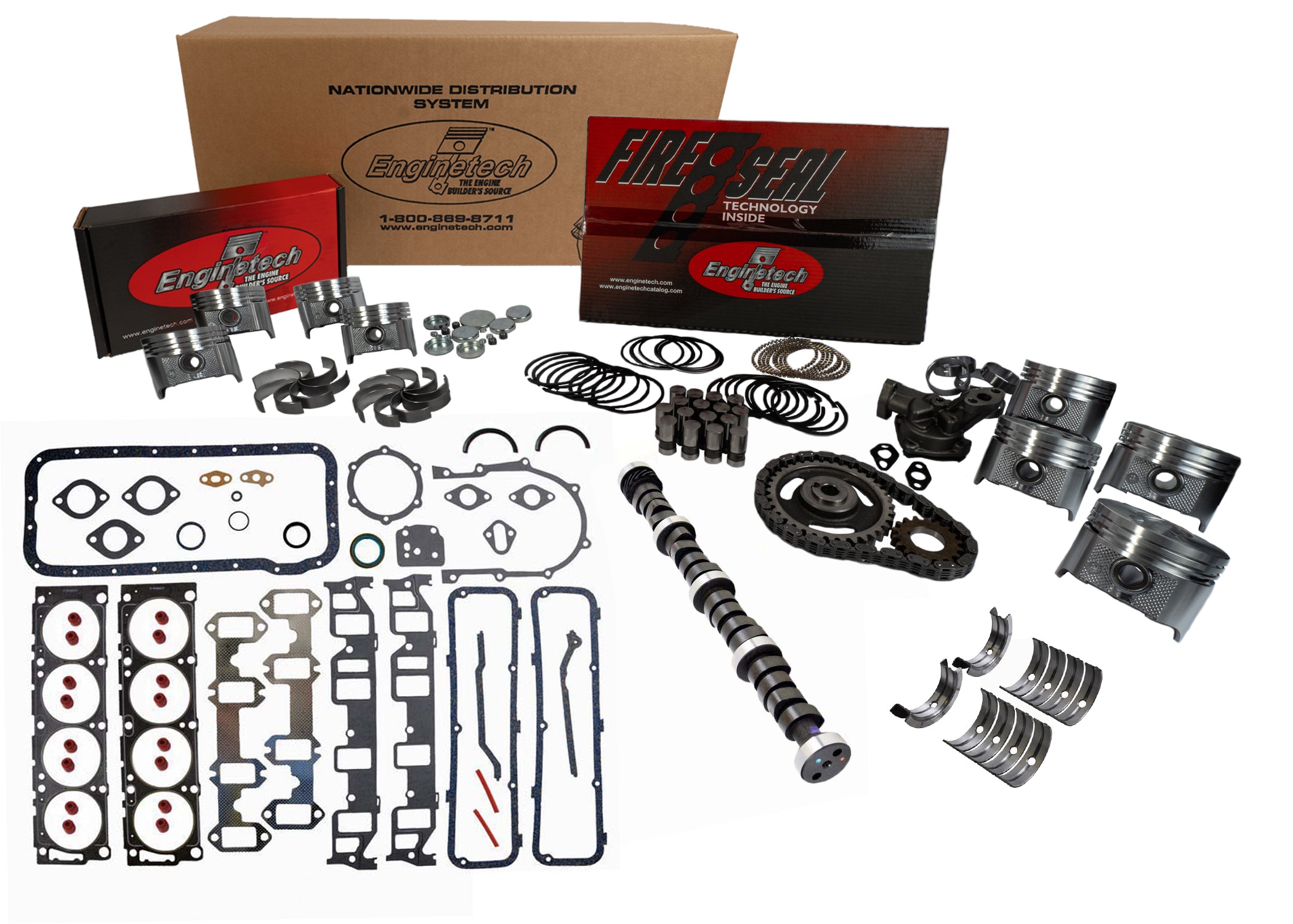 Enginetech MKF360 Engine Master Rebuild Kit for Ford Cars and Trucks ...