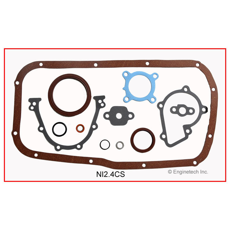 Enginetech Nissan 240SX Engine Lower End Gasket Set (Part NI2.4CS)
