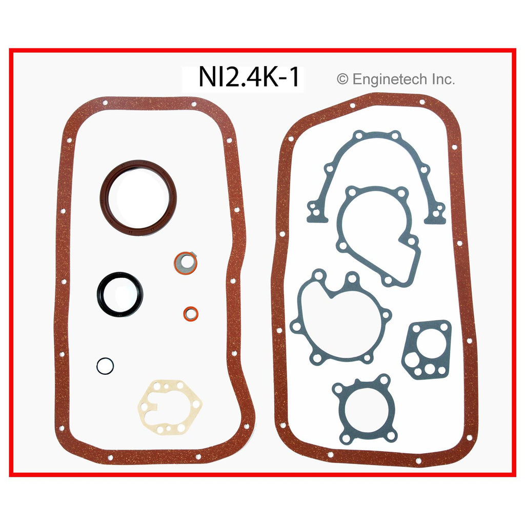 Enginetech Engine Full Gasket Set for Nissan 240SX and D21 Trucks - Pa ...