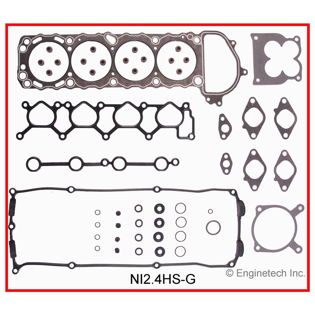 Enginetech Engine Full Gasket Set for Nissan Frontier and Xterra 2000-2004