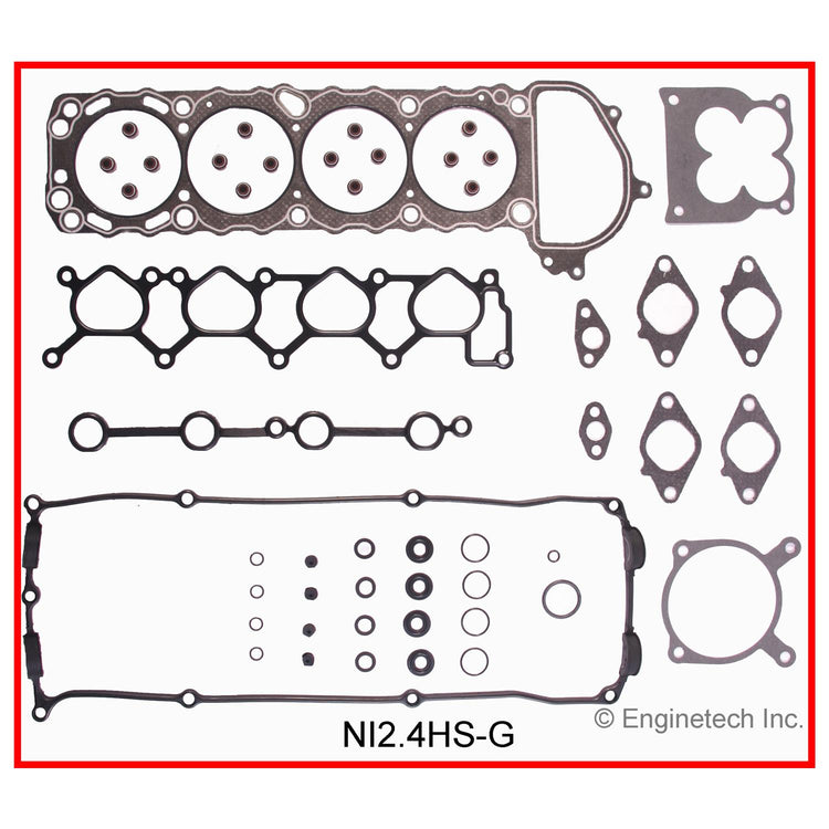 Enginetech Engine Full Gasket Set for Nissan Frontier and Xterra 2000-2004