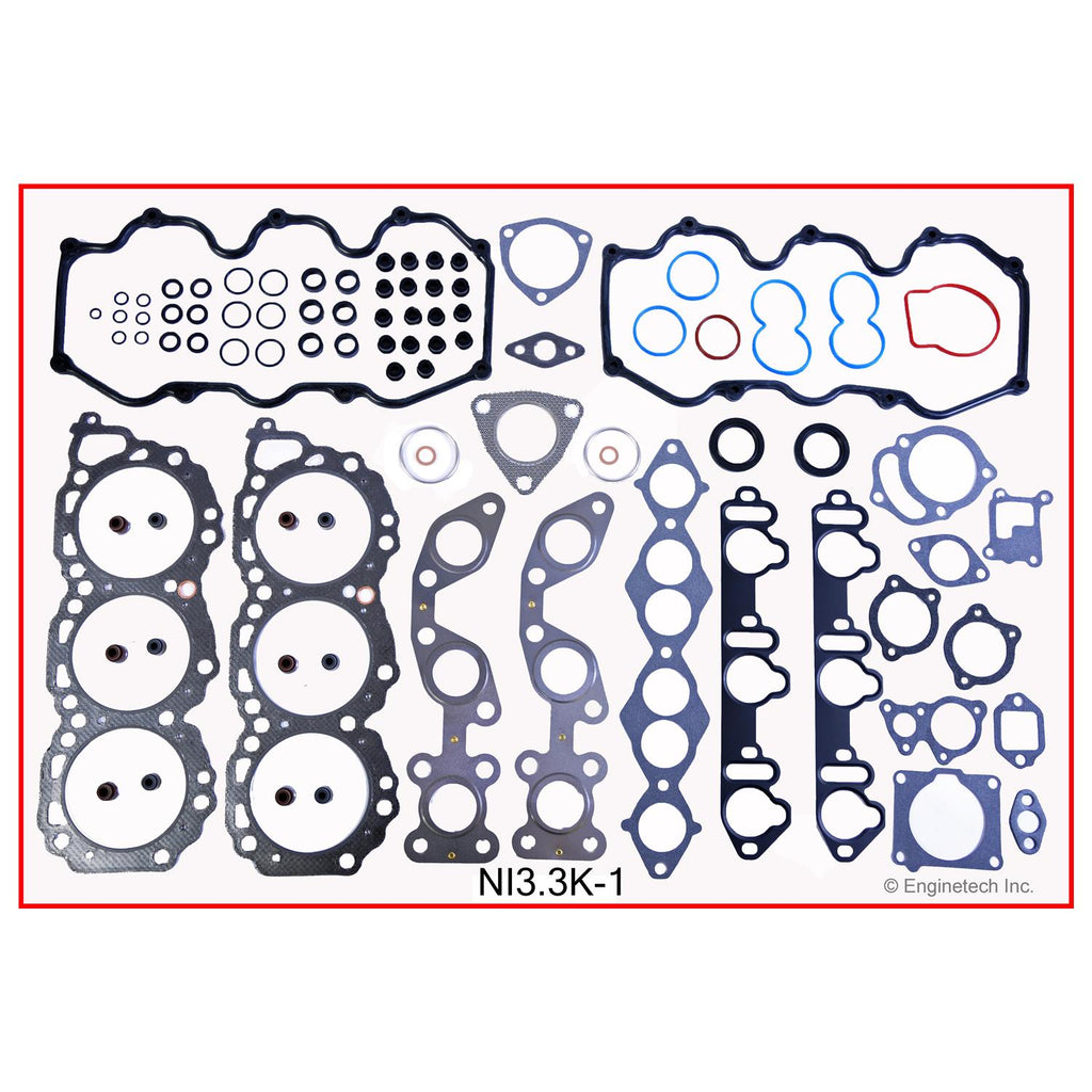 Enginetech NI3.3HS-AWB Engine Cylinder Head Gasket Set for Nissan and ...