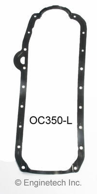 Enginetech Engine Oil Pan Gasket for GM and Chevrolet Cars and Trucks (Part OC350-L)